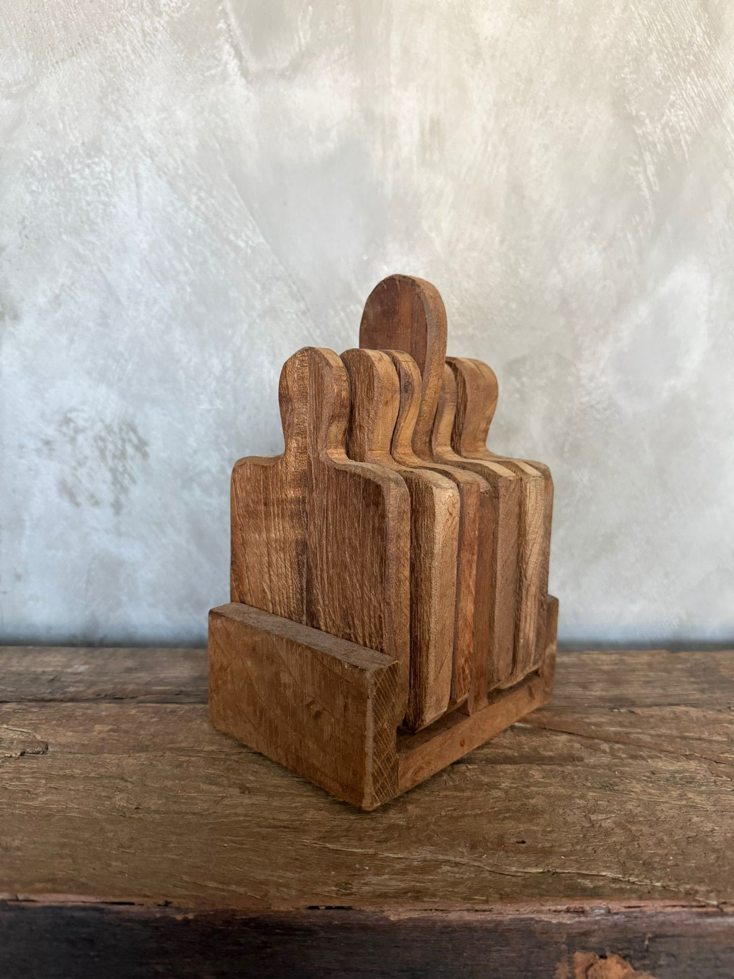 Houten onderzetters (set van 6)