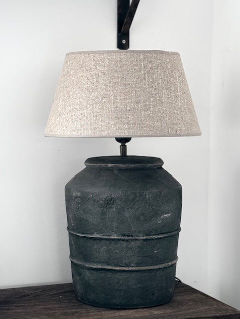 Lamp met shabbykap